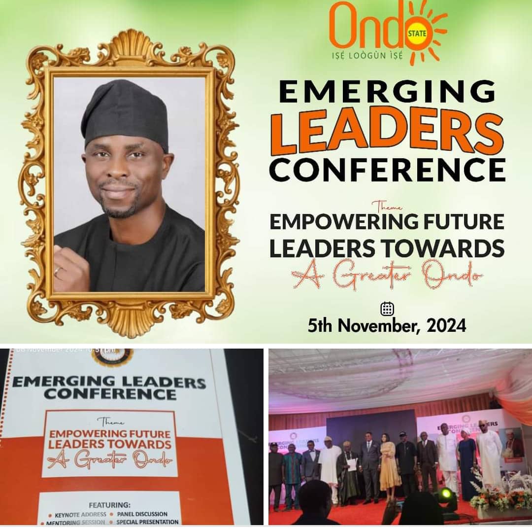 I was a Special Guest of Honour at the recent ‘Emerging Leaders Conference’ held at the Dome International Cultural and Event Centre, Akure which was organized by the Babatunde Omosehin Leadership Development Initiative (BOLDi).