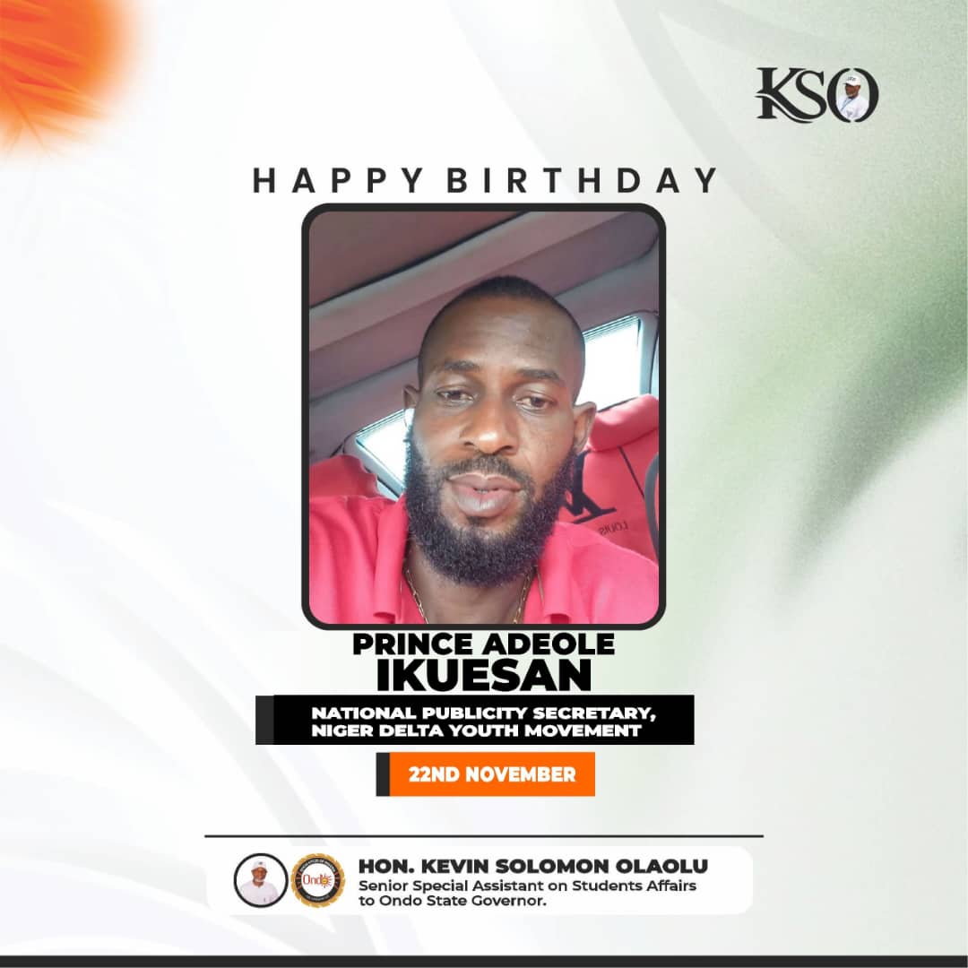SSA on Students Felicitate the National Publicity Secretary, Niger Delta Youth Movement on occasion of his birthday.