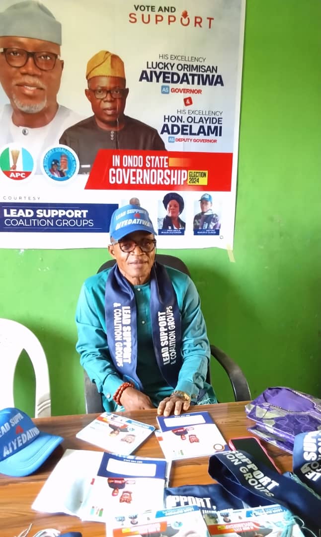 Otunba Bamidele Adetoro DG, Lead support groups for Aiyedatiwa and Adelami Congratulates Governor Lucky Orimisan Aiyedatiwa On His Electoral Victory.