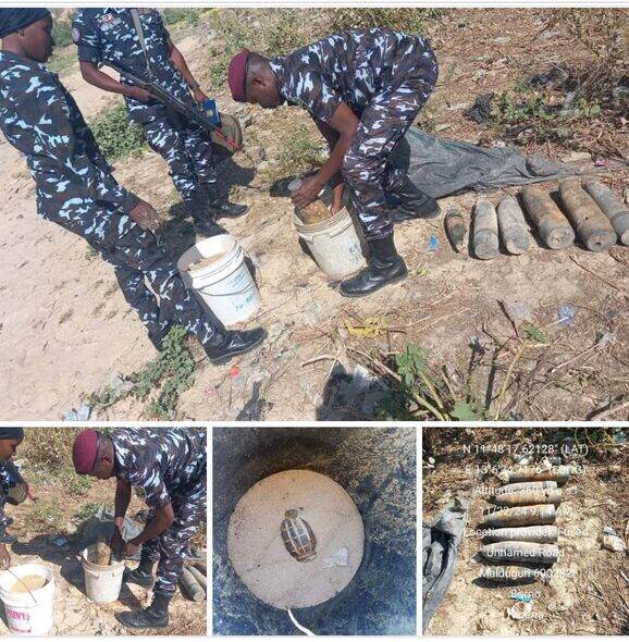 Nigerian Police Recover Unexpl0ded Expl0sives In Borno Capital Maiduguri, Assure Residents Of Safety