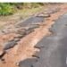 Rainfall Washes Away Newly Completed Multi-Million Naira Road constructed by Governor