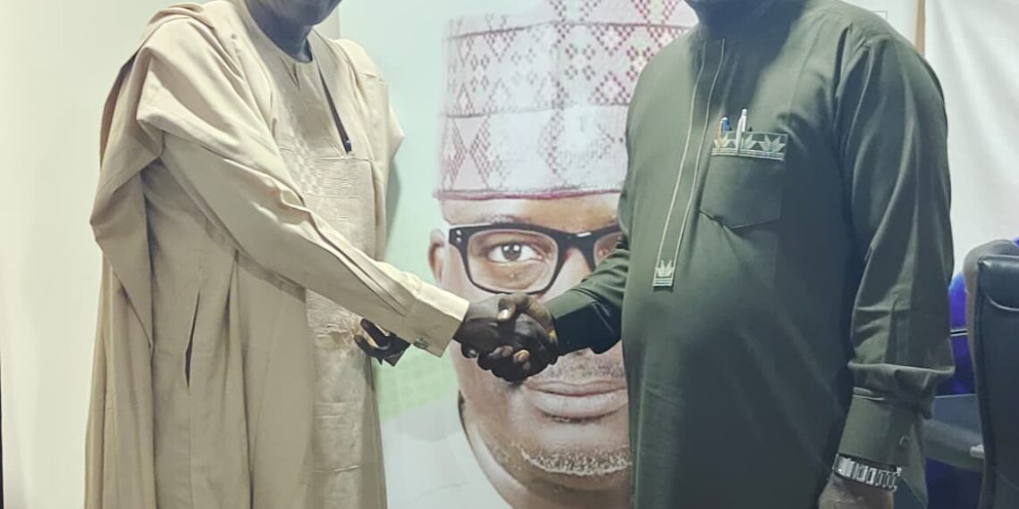 Honourable Alhaji Madu Kachallah Nguru, Senior Liaison Officer to His Excellency, the Executive Governor of Yobe State on Grassroots Mobilization, paid a courtesy visit to the Tinubu Support Group (TSG) office in Lake Chad, Maitama District, Abuja.