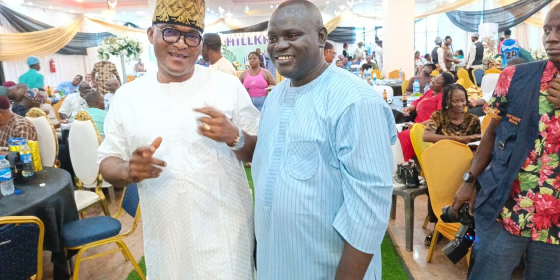 OTUNBA GBENGA ELEWUETU CONGRATULATES PRINCE BIYI POROYE ON HIS APPOINTMENT AS OSOPADEC CHAIRMAN