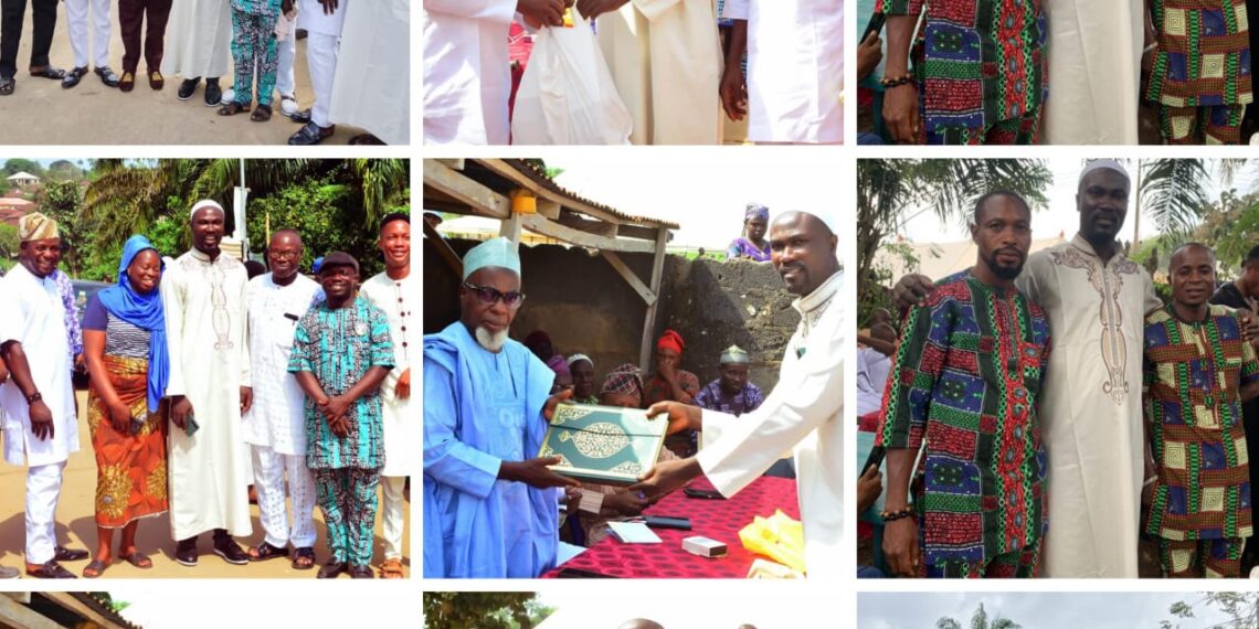 MILLIONS OF NAIRA RAINED TODAY AT HON BANKOLE MOHAMMED 8TH DAYS FATHER’S FIDAU PRAYERS